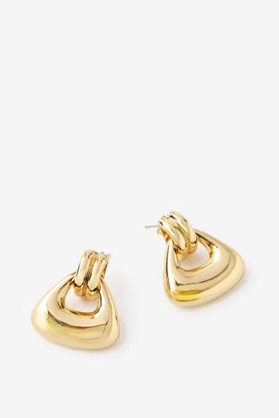 Cotton On Mid Charm Earring In Gold