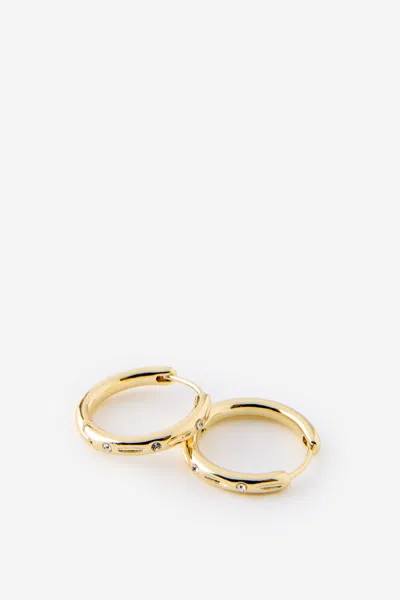 Cotton On Mid Hoop Earring In Gold