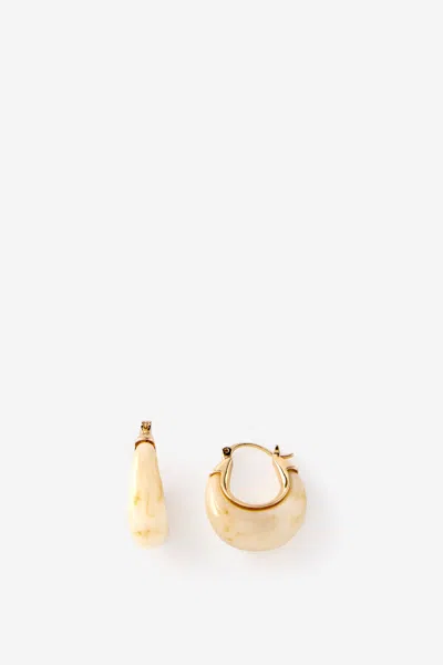 Cotton On Mid Hoop Earring In Gold