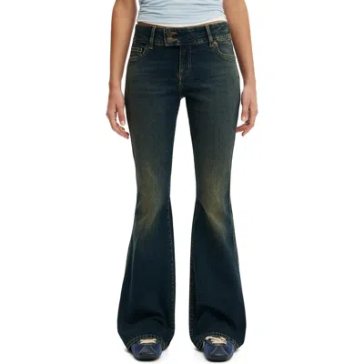 Cotton On Mid Rise Bootcut Jean In Blue