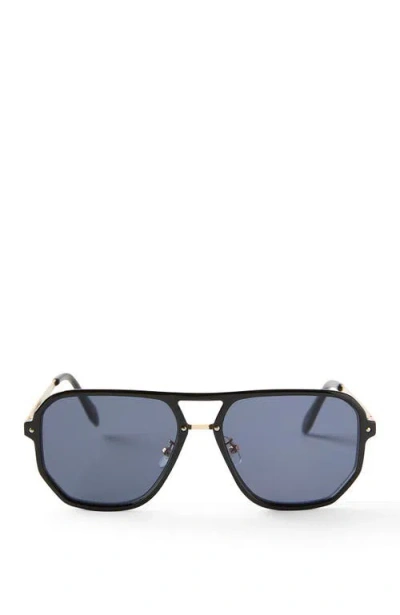 Cotton On Mikayla Aviator Sunglasses In Black