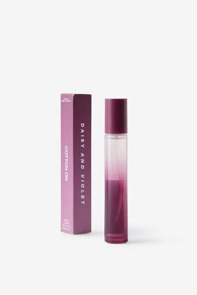 Cotton On Moment Travel Perfume 15ml In Daisy And Violet.