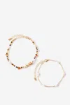 Cotton On Multipack Anklet In Multi