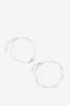 Cotton On Multipack Bracelet In Silver