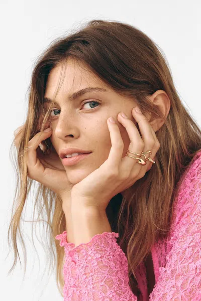 Cotton On Multipack Rings In Gold