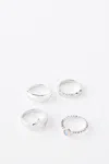 Cotton On Multipack Rings In Silver