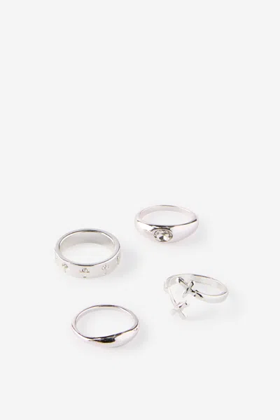 Cotton On Multipack Rings In Metallic