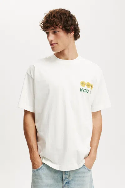 Cotton On New York Botanical Garden Box Fit T-shirt In White
