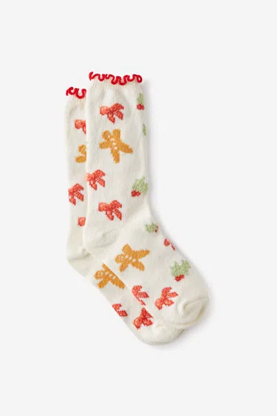 Cotton On Novelty Lounge Sock In Gingerbread