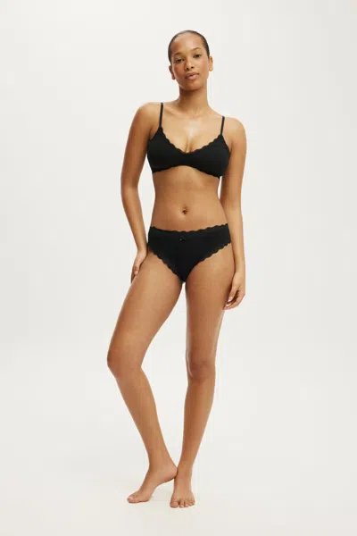 Cotton On Organic Cotton Lace Cheeky Brief In White