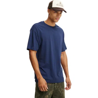 Cotton On Organic Loose Fit T-shirt In Blue