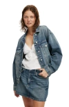 Cotton On Original Denim Jacket In Blue Dusk
