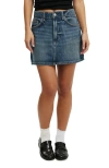 Cotton On Original Denim Mini Skirt In Blue Dusk