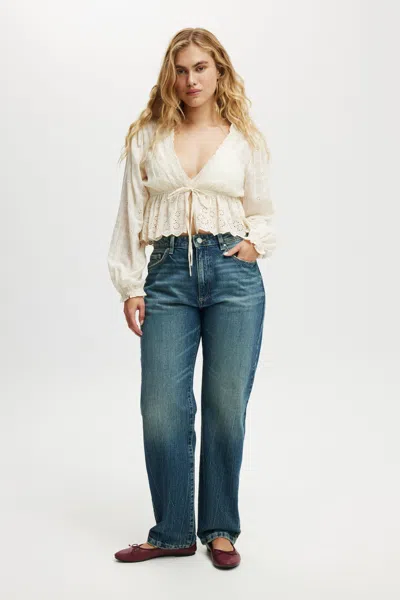 Cotton On Original Straight Jean In Blue