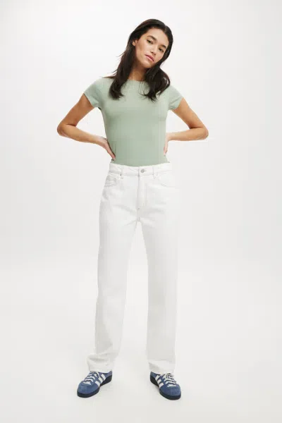 Cotton On Original Straight Jean In White