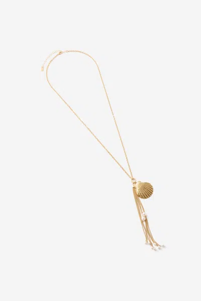 Cotton On Pendant Necklace In Gold