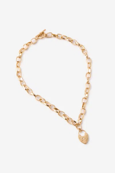 Cotton On Pendant Necklace In Gold