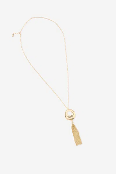 Cotton On Pendant Necklace In Gold