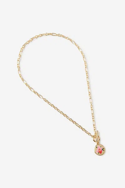 Cotton On Pendant Necklace In Gold