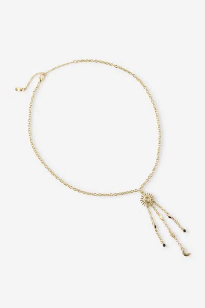 Cotton On Pendant Necklace In Gold