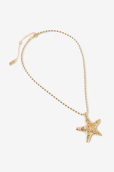 Cotton On Pendant Necklace In Gold