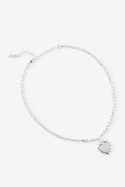 Cotton On Pendant Necklace In Metallic