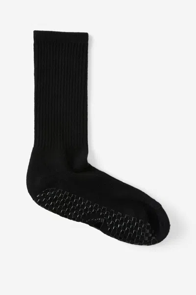 Cotton On Performance Studio Crew Sock In Solid Black