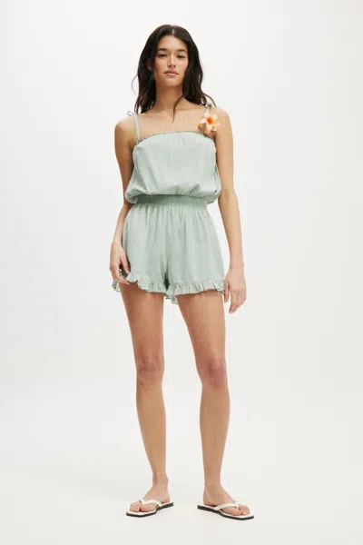 Cotton On Pippa Playsuit In Dune Mist