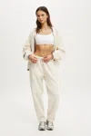Cotton On Plush Essential Barrel Sweatpant In Multi