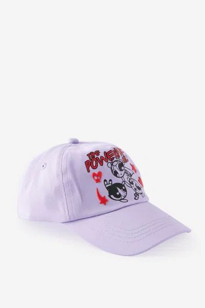 Cotton On Powerpuff Girls Kids Cap In Purple