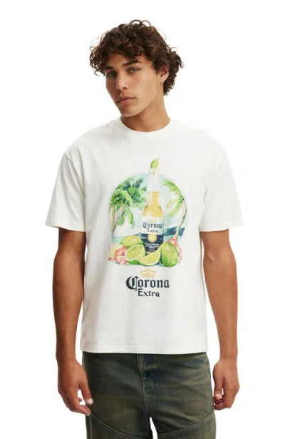 Cotton On Premium License Loose Fit T-shirt In White