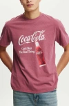 Cotton On Premium License Loose Fit T-shirt In Lcn Cok Crimson Coca Cola -