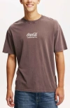 Cotton On Premium License Loose Fit T-shirt In Lcn Cok Washed Chocolate