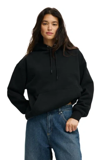Cotton On Premium Oversized Hoodie In Black