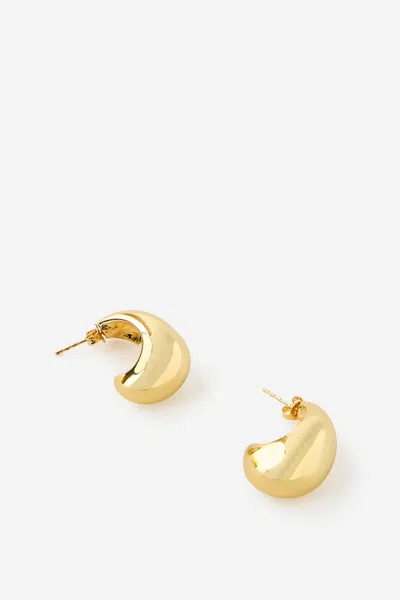 Cotton On Premium Plated Mid Charm Earring In Gold