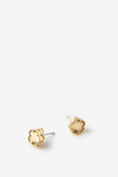 Cotton On Premium Plated Small Charm Earring In Gold