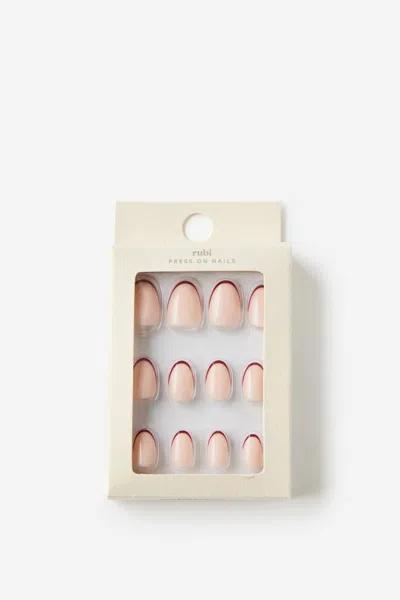 Cotton On Press On Nails In So Frenchy And Fine Berry
