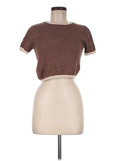 Pre-owned Cotton On Pullover Sweater In Brown