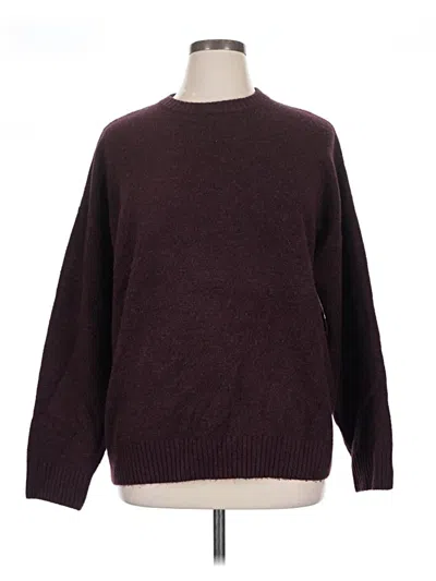 Pre-owned Cotton On Pullover Sweater In Burgundy