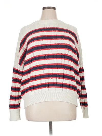 Pre-owned Cotton On Pullover Sweater In White