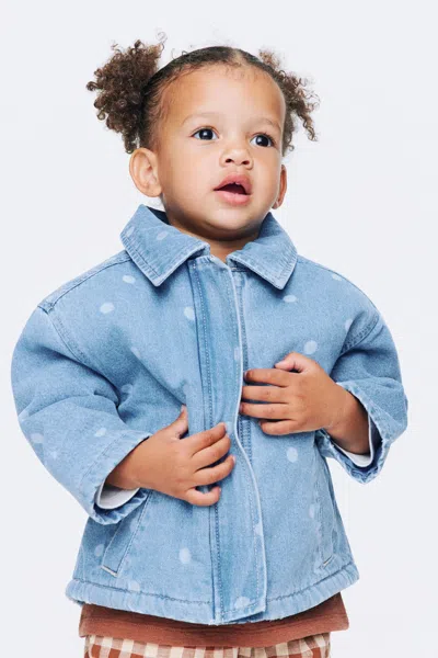 Cotton On Kids' Rae Denim Jacket In Blue