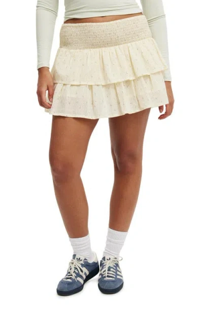 Cotton On Rara Skort In Darcy Daisy Lemon