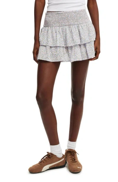 Cotton On Rara Skort In Isabelle Floral Pink