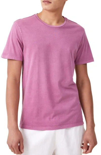 Cotton On Regular Fit Cotton T-shirt In Mulberry