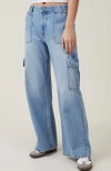 Cotton On Relaxed Cargo Jean In Breeze Blue