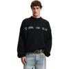 Cotton On Relaxed Crew Knit In Black