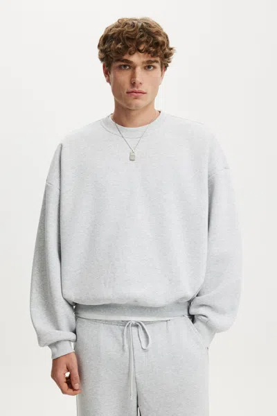 Cotton On Relaxed Crew Sweater In Gray