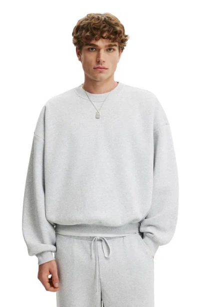 Cotton On Relaxed Crew Sweater In Gray
