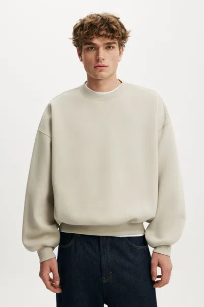 Cotton On Relaxed Crew Sweater In White