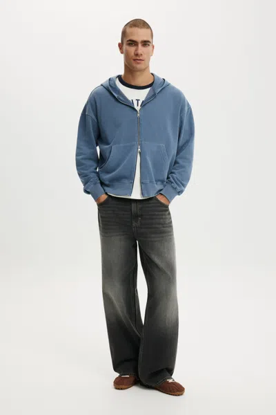 Cotton On Relaxed Straight Jean In Rocky Washed Black